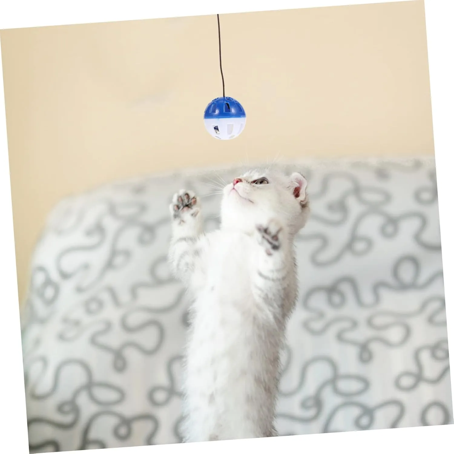 10pcs Pet Bell Toy Suction Cup Hamster and Indoor Cat Plaything and Durable Interactive Bell for Cats Engaging Exercise Toy for Healthy Playtime