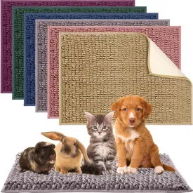 6 Pcs Guinea Pig Cage Liner 16 x 24 Inch for Guinea Pig Cage Bedding Reusable Rabbit Mat Pad Washable Training Pad Animal Sleeping Bedding Mat