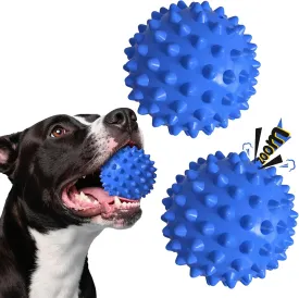 Apasiri Dog Toys for Aggressive Chewers, Dog Balls, Dog Balls for Aggressive Chewers, Squeaky Ball for Dogs, Dog Toys for Aggressive Chewers Large Breed Bacon Flavor 2 Pack