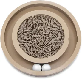 Best Pet Supplies Cat Scratcher Replacement Pads - Cardboard Cat Scratcher Pad, Relieves Stress, Supports Pet Behaviors, Scratch & Spin