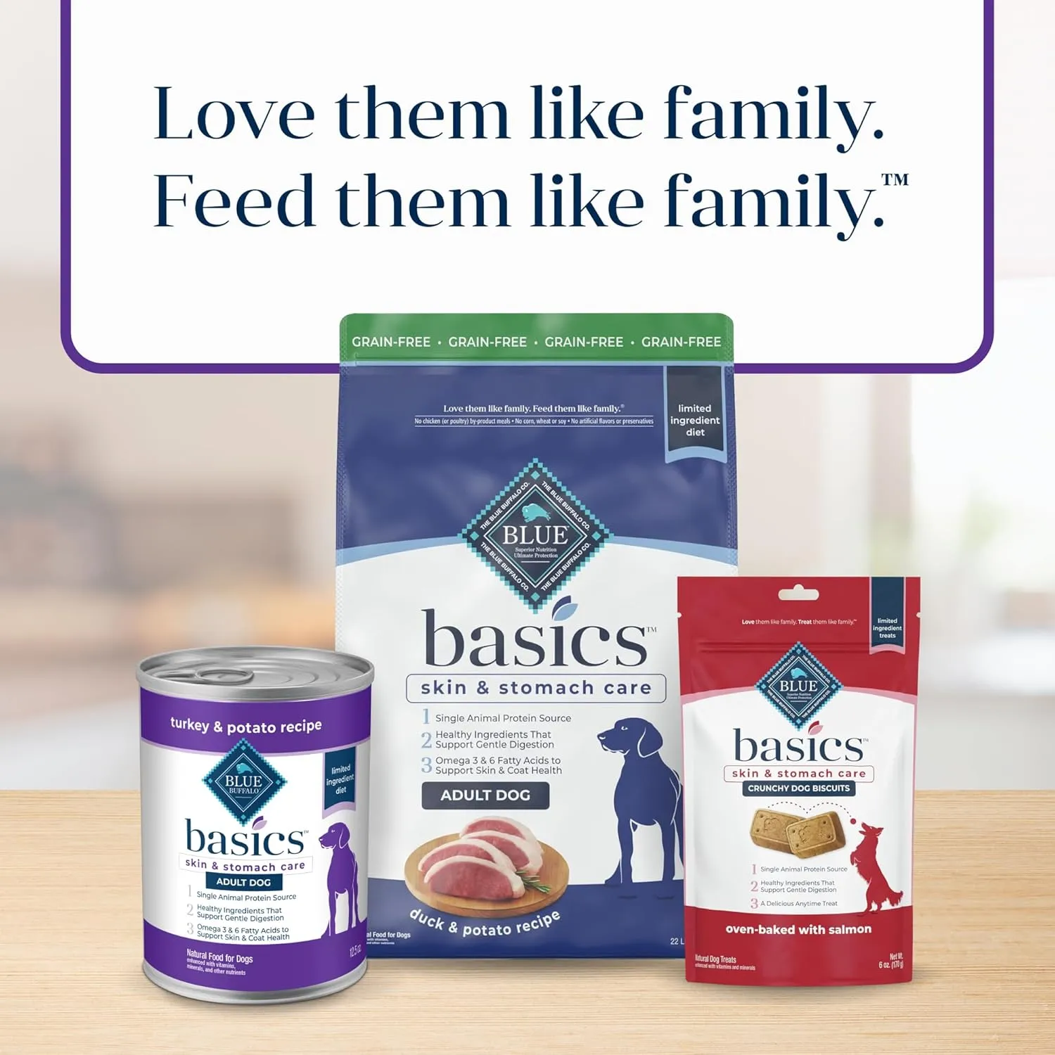 Blue Buffalo Basics Grain-Free Adult Wet Dog Food, Skin & Stomach Care, Limited Ingredient Diet, Turkey Recipe, 12.5-oz Can, 12 Count