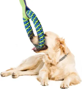 Bullymake Dog Toys for Aggressive Chewers - Tug of War & Teeth Cleaning - Medium & Large Dogs
