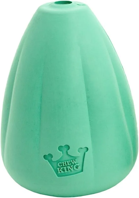 Chew King Premium Treat Dog Toy,Medium, Extremely Durable Natural Rubber Toy