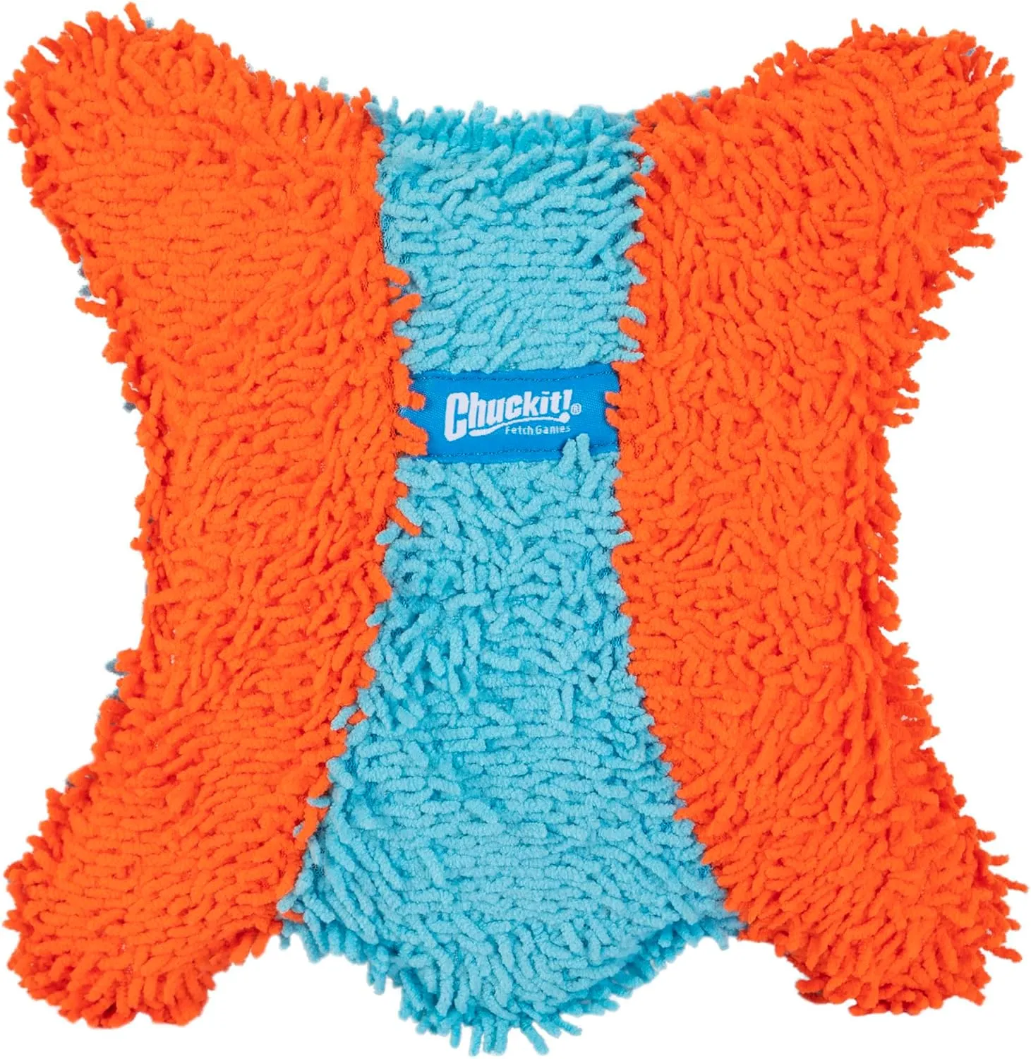 Chuckit! Indoor Fetch Squirrel Toy for Dogs - Interactive Dog Toys for Boredom, Orange and Blue