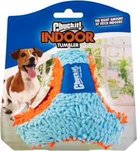 Chuckit! Indoor Fetch Tumbler Toy for Dogs - Interactive Dog Toys for Boredom, 6.5 Inch, Orange and Blue