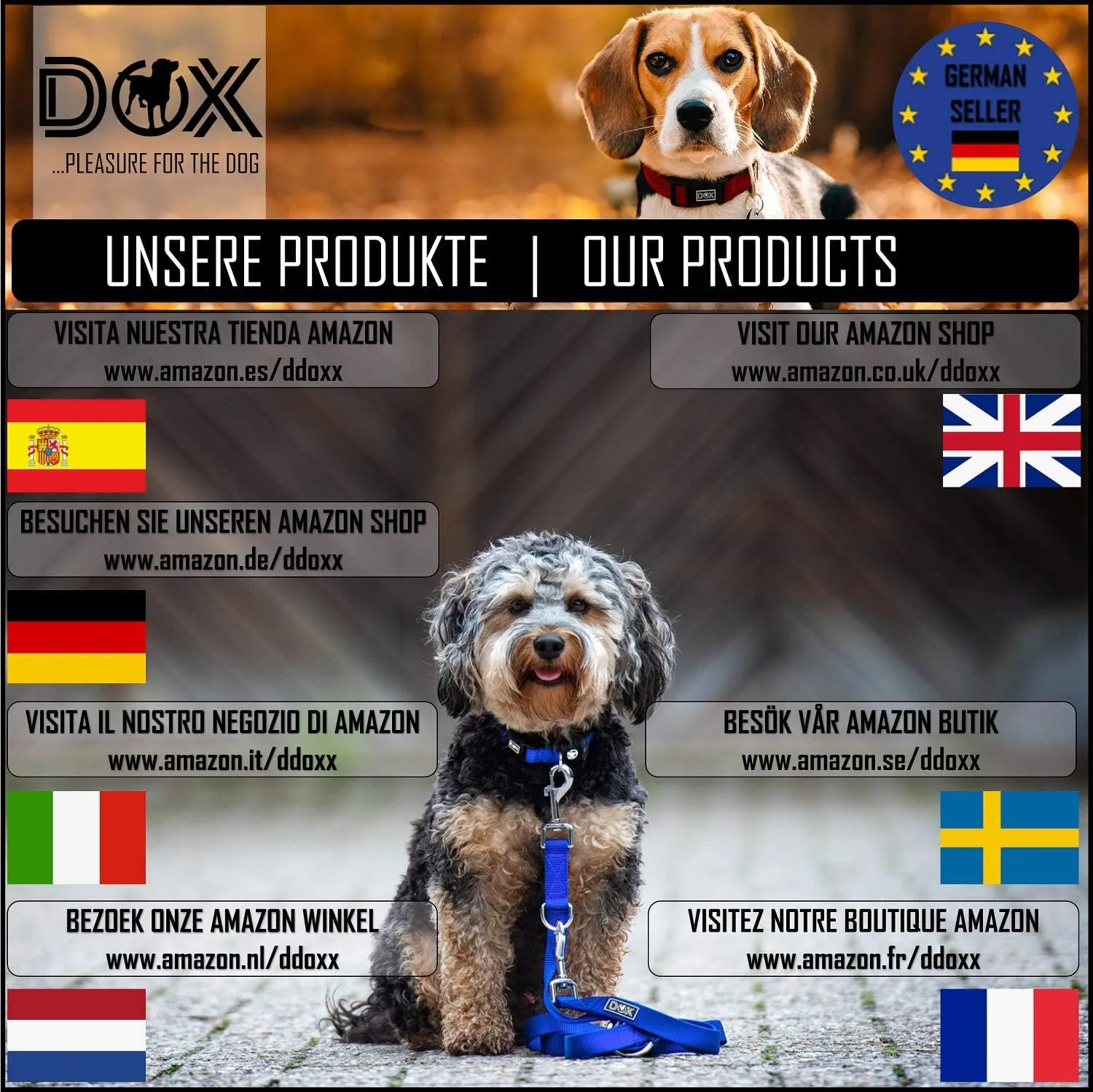 DDOXX Dog Collar Air Mesh, Adjustable, Padded | Many Colors & Sizes | for Small, Medium & Large Dogs | Collars cat Puppy pet Kitten | Yellow, XS