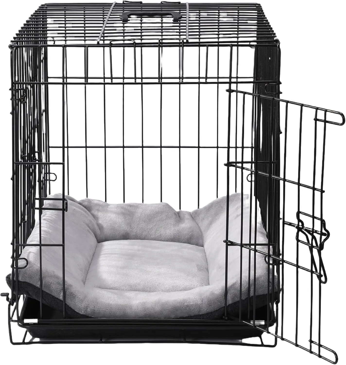 Dog Bed Plush Dog Crate Pad 36" x 23" Kennel Pad Machine Washable Entire Pet Crate Beds Double Sided Pet Mat