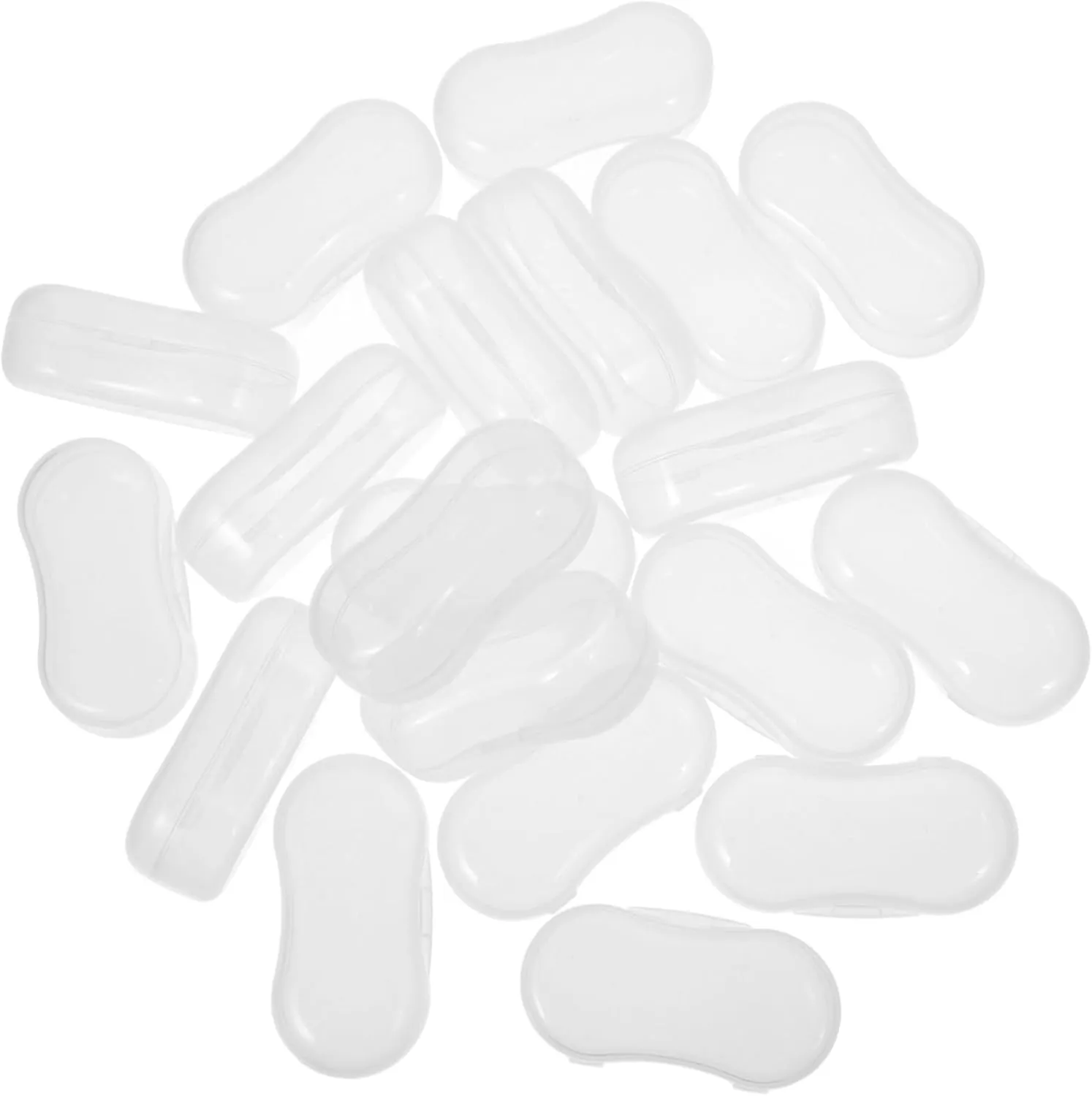 Dog Finger Toothbrush Storage 20pcs Box Lightweight and Compact Design