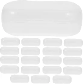 Dog Kitten Toothbrush Storage Box 20pcs Finger Toothbrush to Use Maintain Lightweight