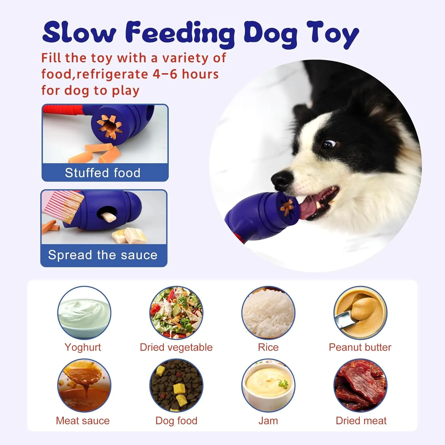 Dog Training Toys for Aggressive Chewers Pet Chompion Heavyweight Dog Chew Toy for Medium Large BreedsFood Grade Non-Toxic Dental Pet Toy(Hammer Dog Toys, 6.78 in XLarge)