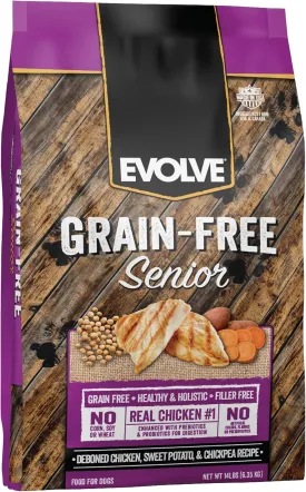 Evolve Grain Free Deboned Chicken, Sweet Potato and Berry Senior Recipe, 14lb