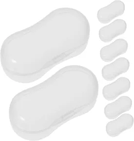 GLEAVI Toothbrush Storage Box for Dogs Cats 20pcs Kitten Tooth Finger Wipes Storage Pet Supply Portable Easy to Clean Lightweight Material
