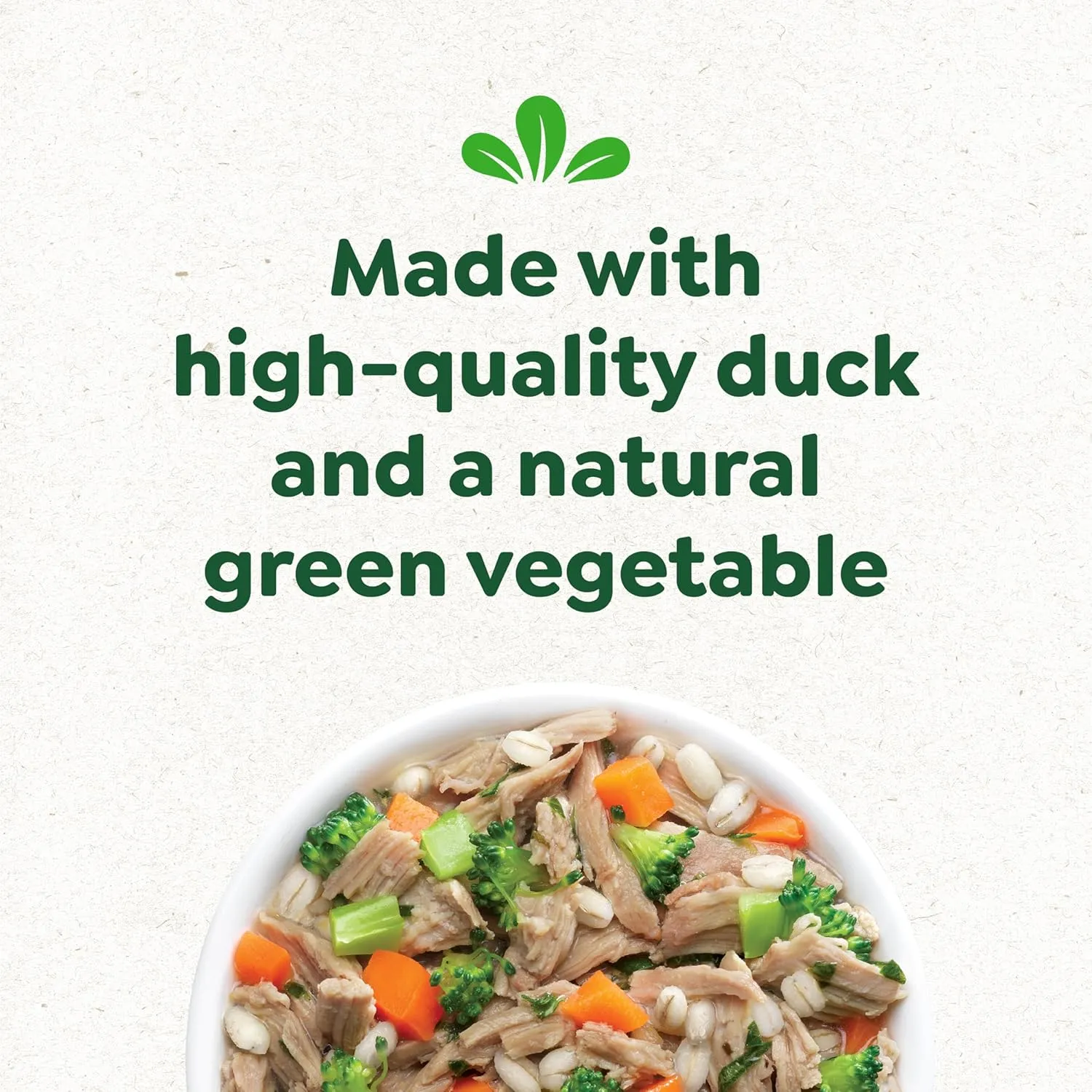Greenies Smart Topper High Protein Wet Mix-in for Dogs, Duck, Broccoli, Carrots & Barley Recipe in Vitabroth Broth - Bone Broth   Vitamins E & B1, 10 Count