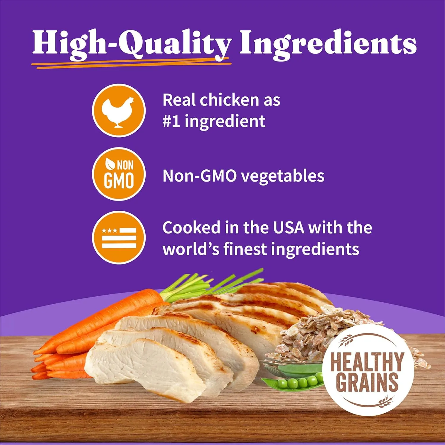 Halo Senior Wet Dog Food Whole Chicken Recipe, Grain Free Real Meat Canned Dog Food for Senior Dogs, Meal or Topper, 13.2 Oz Can (Pack of 6)