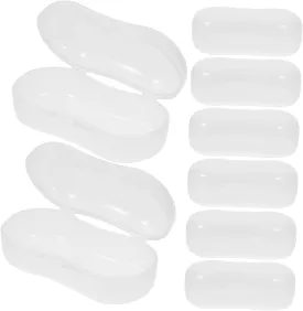 HEALLILY Compact Pet Finger Toothbrush Case 20pcs Dog Cat Toothbrush Storage Box Easy to Clean Carry