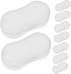 IMIKEYA 20pcs Dog Finger Toothbrush Case Pet Toothbrush Storage Box Lid Wipes Organizer