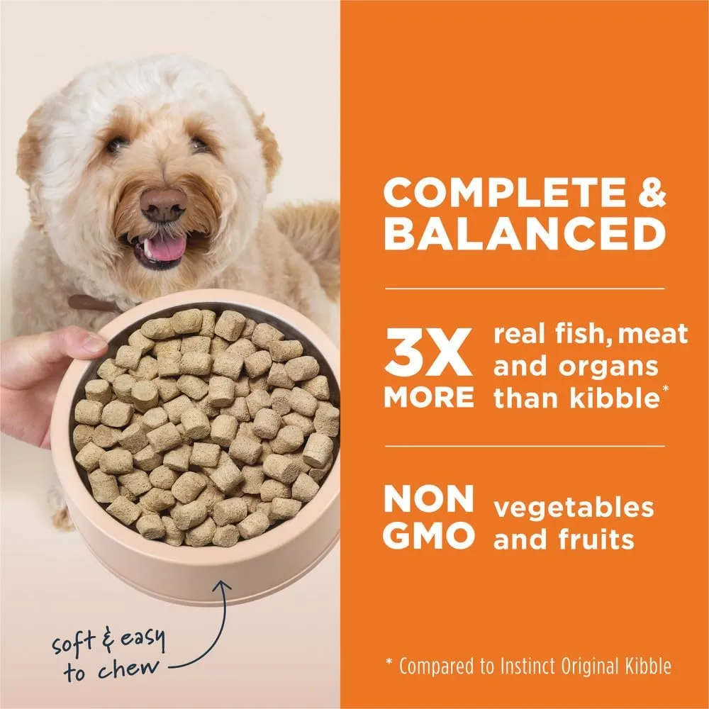 Instinct Freeze Dried Raw Meals, Natural Dry Dog Food, Grain Free - Real Beef, 3 oz. Bag