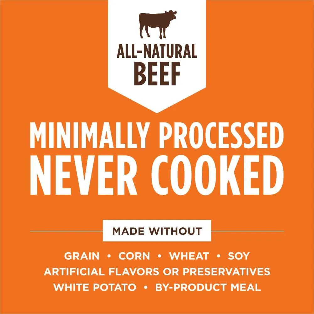 Instinct Raw Boost Mixers, Freeze Dried Dog Food Topper, Grain Free Recipe - All Natural Beef, 14 oz. Bag