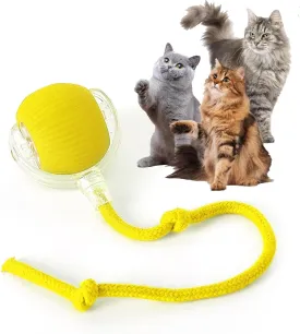 Interactive Cat Toy for Indoor, Smart Automatic Cat Chase Ball Toy