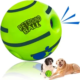 Interactive Dog Ball Toy - Sound & Motion Activated Fun for Active Dogs & Puppies