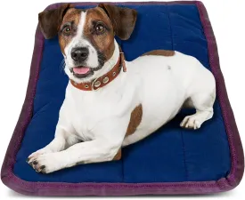 Jeffers Pet Comfort Dog Pillow, Small 18" x 24", Navy Blue  Machine Washable Dog Bed for House, Sofa, Crate & Travel  Poly Cotton Shell, Winter Warmth, Soft, Comfy, Durable, Top Pet Bedding