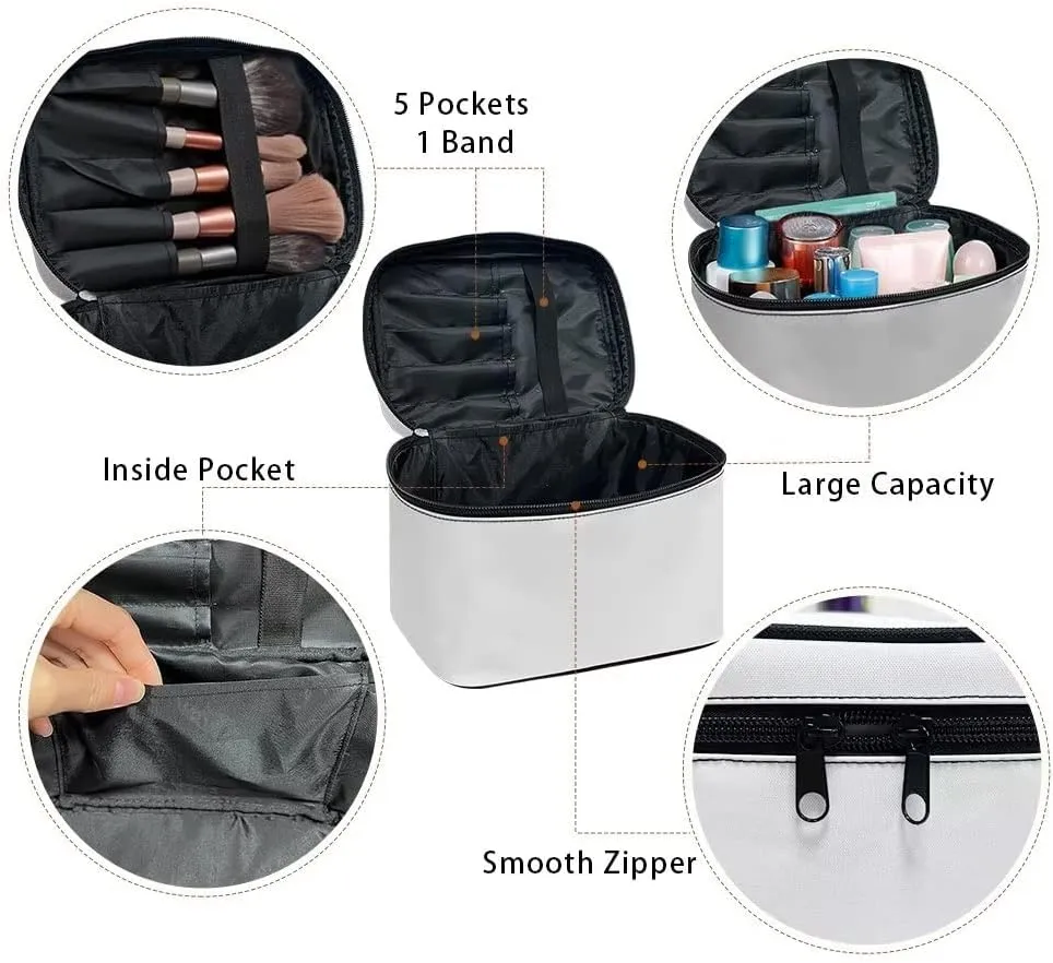 JoyLamoria Custom Toiletry Bag Wallet Casual Cosmetic Bag Makeup Bag Organizer
