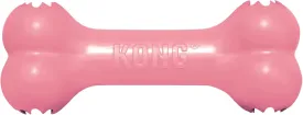 KONG Puppy Goodie Bone - Stuffable Natural Rubber Chew Toy for Small Dogs & Teething Puppies - Pink