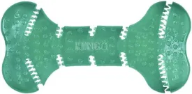 KONG Squeezz Dental Bone - Dog Toy for Cleaning Teeth - Flexible Chew Toy for Gentle & Mild Chewers - for Medium/Large Dogs