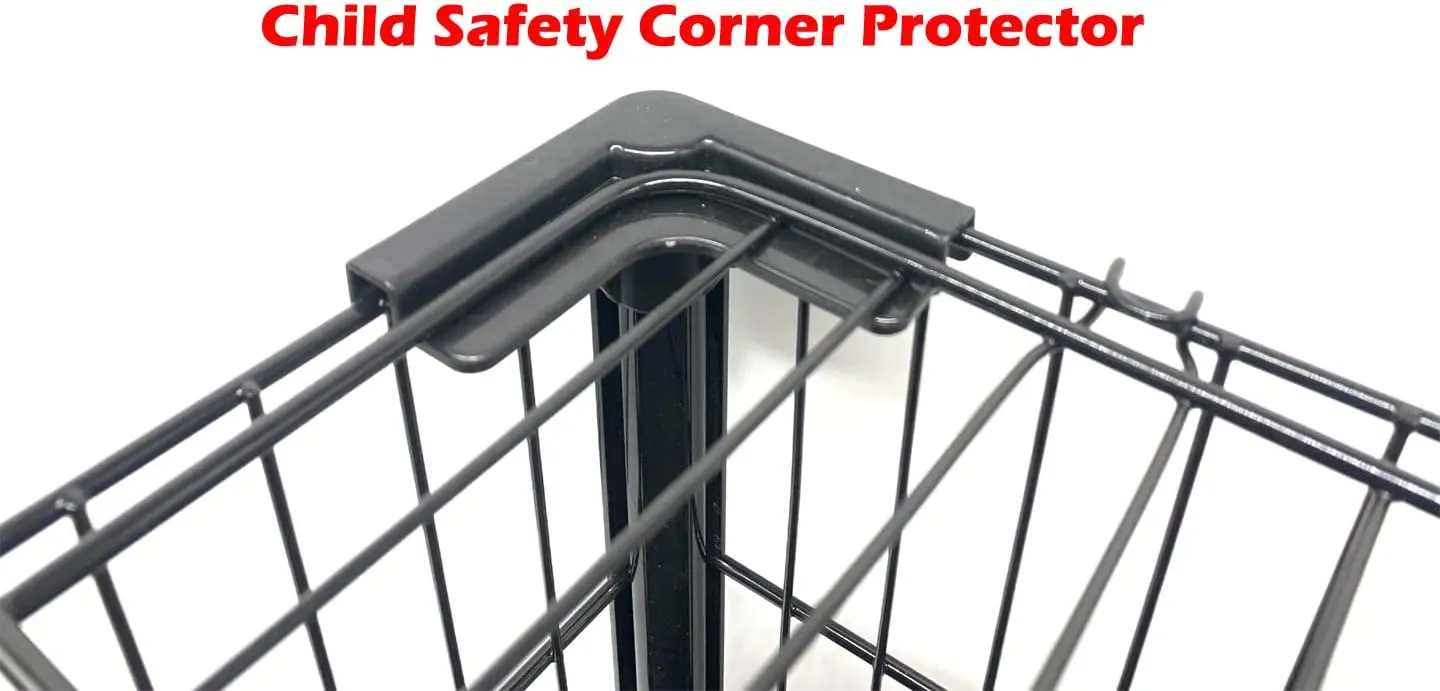 Large Multi-Level in/Outdoor Small Animal Cage for Guinea Pig Ferret Squirrel Chinchilla Cat Playpen Rabbit Hutch with Solid Platform & Ramp Leakproof Litter Removable Easy Clean Tray On Wheels
