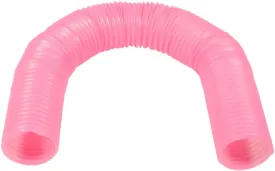 LOGOFUN Plastic Hamster Fun Tunnels Pet Mouse Plastic Tube Toys Foldable Exercising Training Tunnels for Guinea Pigs Gerbils Ferrets and Other Small Animals - Pink