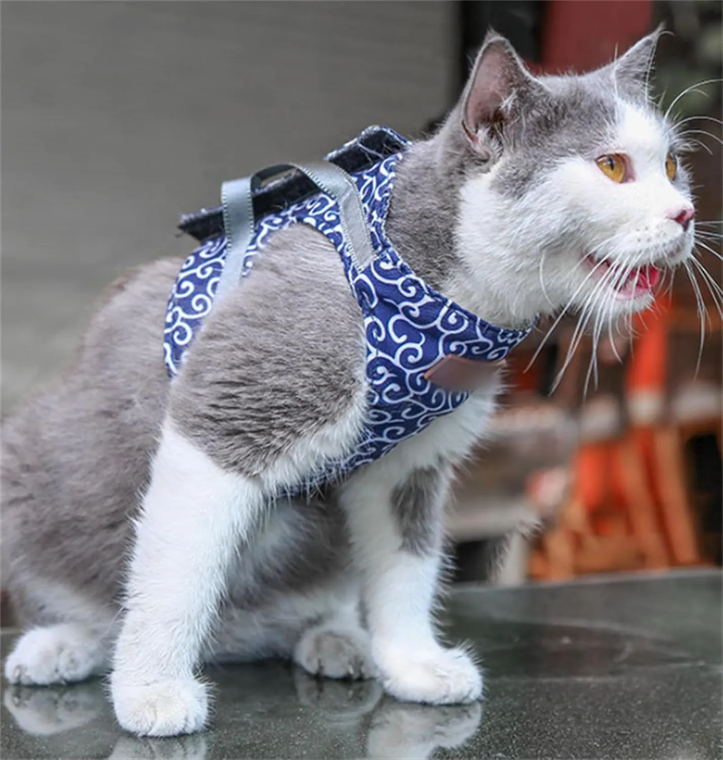 Niowatched Cat Vest Harness and Leash, Cat Dogs Vest Harness and Leash Anti-Break Away Chest Strap, Breathable Soft Adjustable (Green, XS)