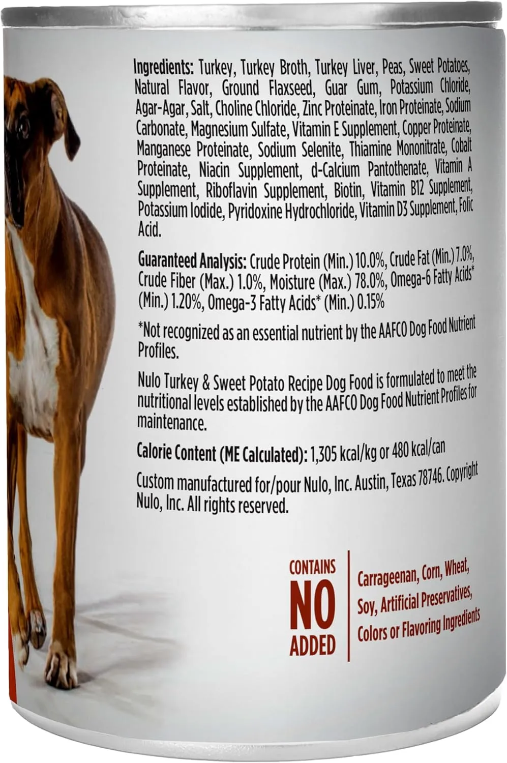 Nulo Freestyle All Breed Adult Wet Canned Dog Food, Premium All Natural Grain-Free, High Animal-Based Protein, Turkey & Sweet Potato, 13 Ounce, 12 Cans
