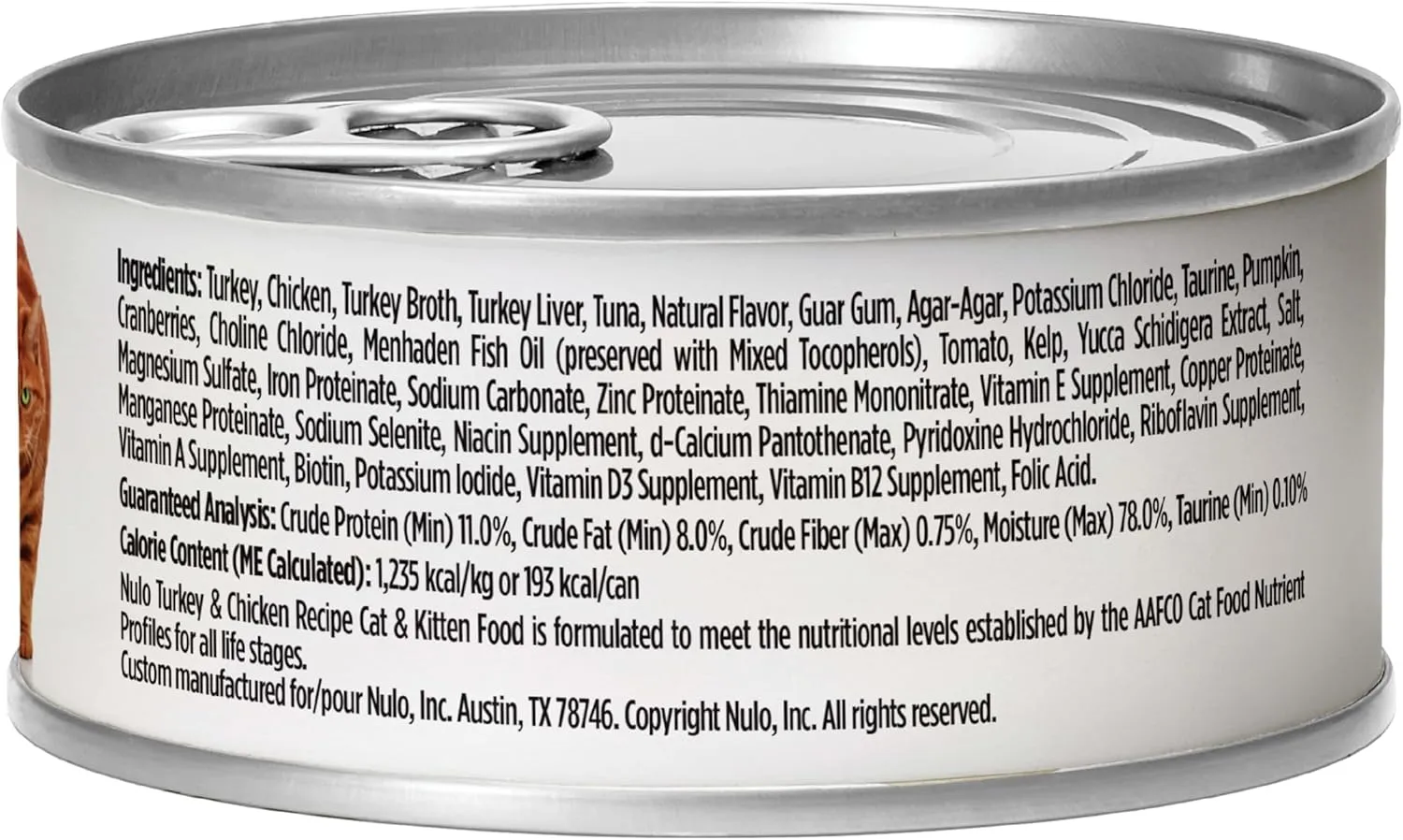 Nulo Freestyle Cat & Kitten Wet Pate Canned Cat Food, Premium All Natural Grain-Free, with 5 High Animal-Based Proteins &Vitamins to Support a Healthy Immune System and Lifestyle 5.5 Oz (Pack of 24)