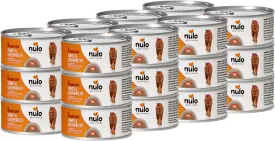 Nulo Freestyle Cat & Kitten Wet Pate Canned Cat Food, Premium All Natural Grain-Free, with 5 High Animal-Based Proteins &Vitamins to Support a Healthy Immune System and Lifestyle 5.5 Oz (Pack of 24)