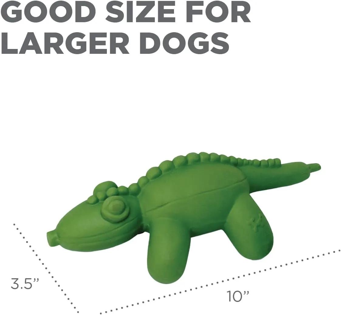 Outward Hound Latex Rubber Balloon Gator Squeaky Dog Toy, Large