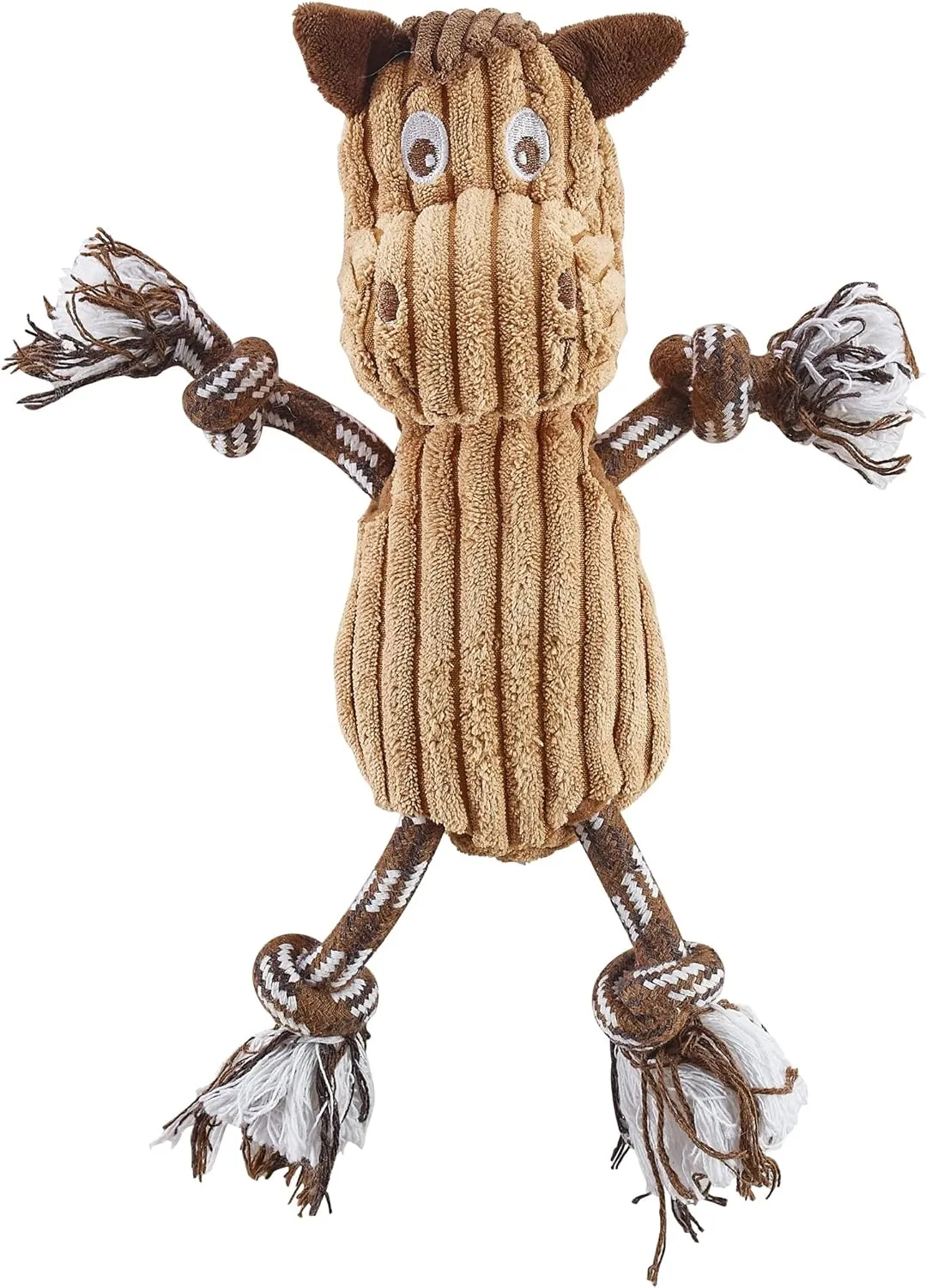 Outward Hound Ranch Roperz Horse Plush Squeaky Dog Toy
