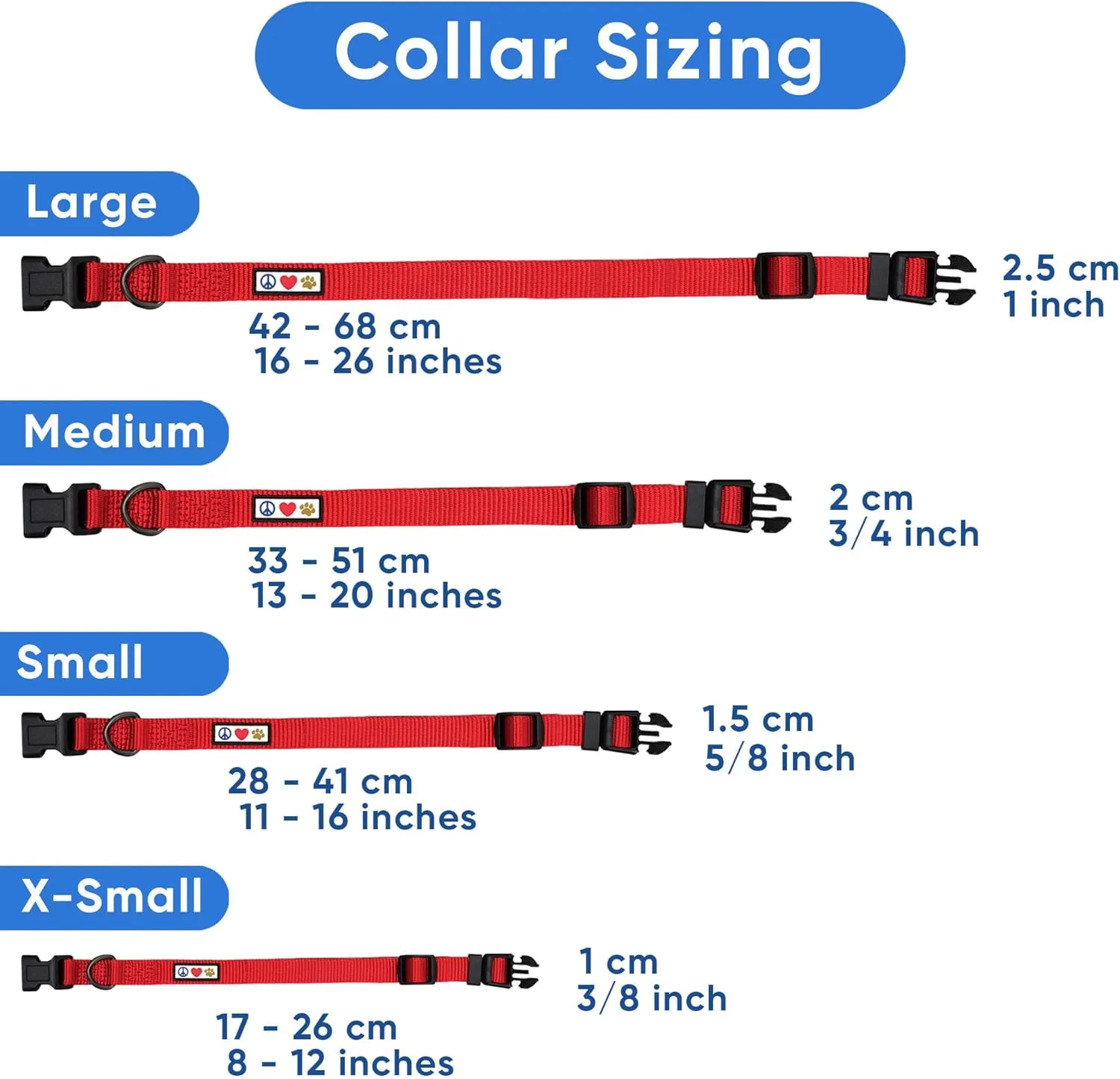 Pawtitas Adjustable Dog Collar - Heavy Duty, Waterproof, Quick-Release Buckle - Marsala for Medium Breeds