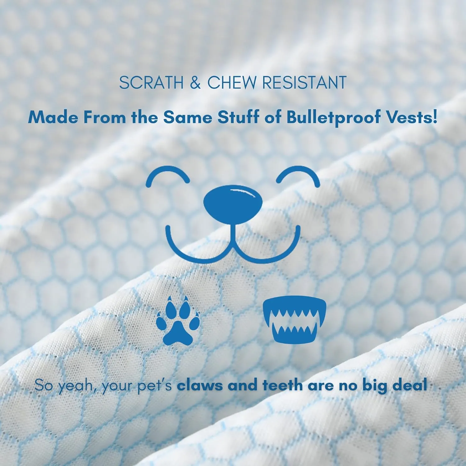 Pet Cooling Mat, Chew & Scratch Resistant QMAX>0.5 for Mini Dogs & Cats Up to 10 lbs, S 18''*14'' Machine Washable Non-Skid Portable Easy to Fold Crate Pad