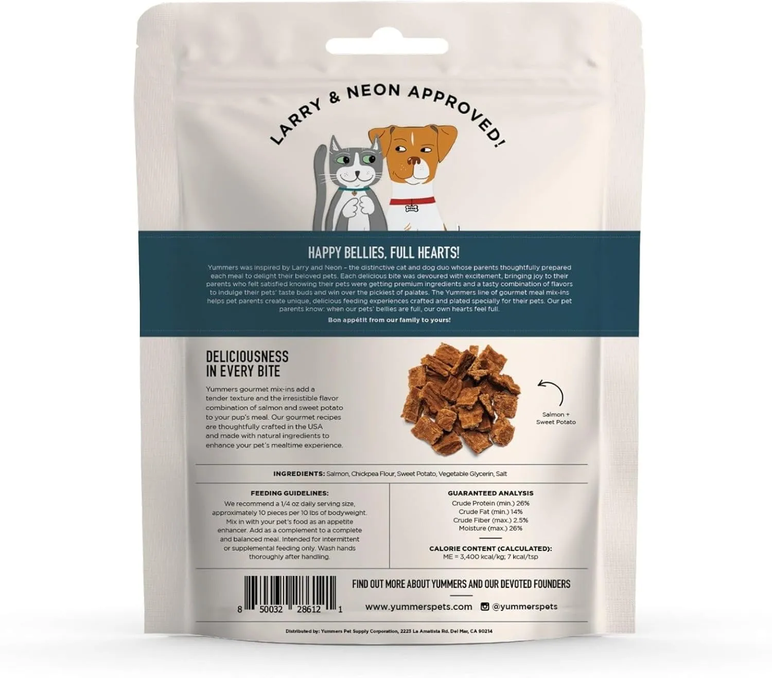 Premium Salmon & Sweet Potato Meal Mix-Ins, 5 oz - Dog Food Topper for Dry Food - Add Ins, Meal Toppers, Treat Mix - Freeze-Dried for Maximum Flavor - All-Natural & Free of Preservatives