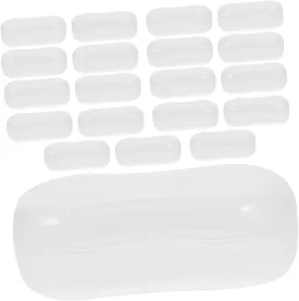 PRETYZOOM Pet Finger Cuff Toothbrush Easy to Use Maintain Dog Tooth Finger Wipes Box 20pcs Storage