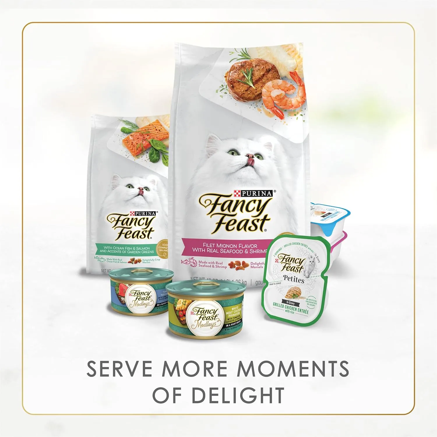 Purina Fancy Feast Grilled Wet Cat Food Poultry and Beef Collection Wet Cat Food Variety Pack - (Pack of 30) 3 oz. Cans