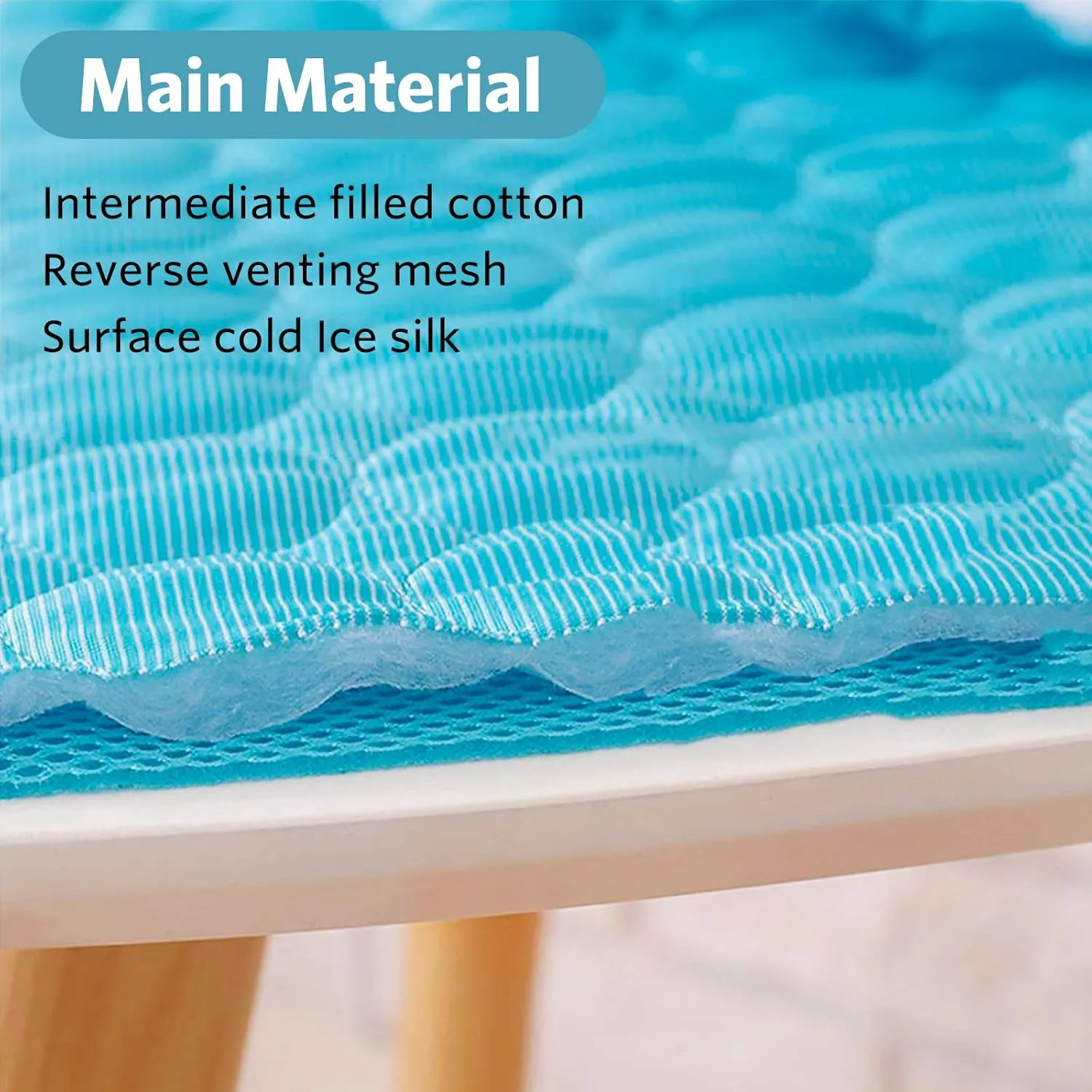 SHEJIZE Dog Cooling Mat Dog Cooling Pad Self Cooling Blanket, Washable Cooling Mat for Dogs, Pet Cooling Mat Keeps Pets Cool in Summer Heat, Resuable Fabric Cooling Mat 28x22inch/70x55cm