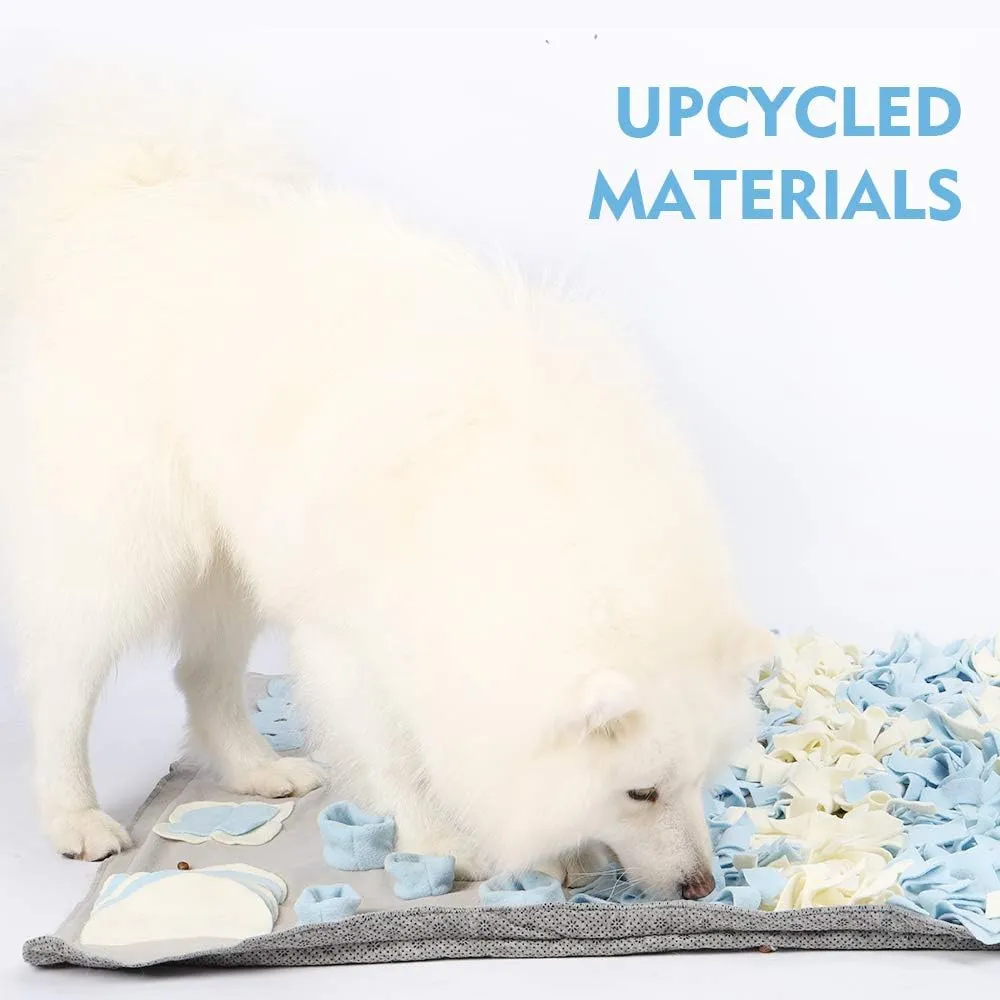 Snuffle Mat for Dogs Nosework for Small Large Feeding Mat Dog Puzzle Rug Toys Slow Feeder Dog Toy Mats Pet Activity Toy Play Mat, Training Natural Foraging Skills for DogsL