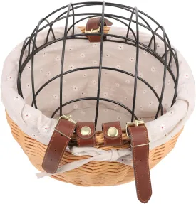 UPKOCH Front Storage Carrier for Pets Removable Bike Basket Bag Durable Wear Resistant Design Easy Installation for Cycling with Dogs and Cats Capacity for Food and Supplies