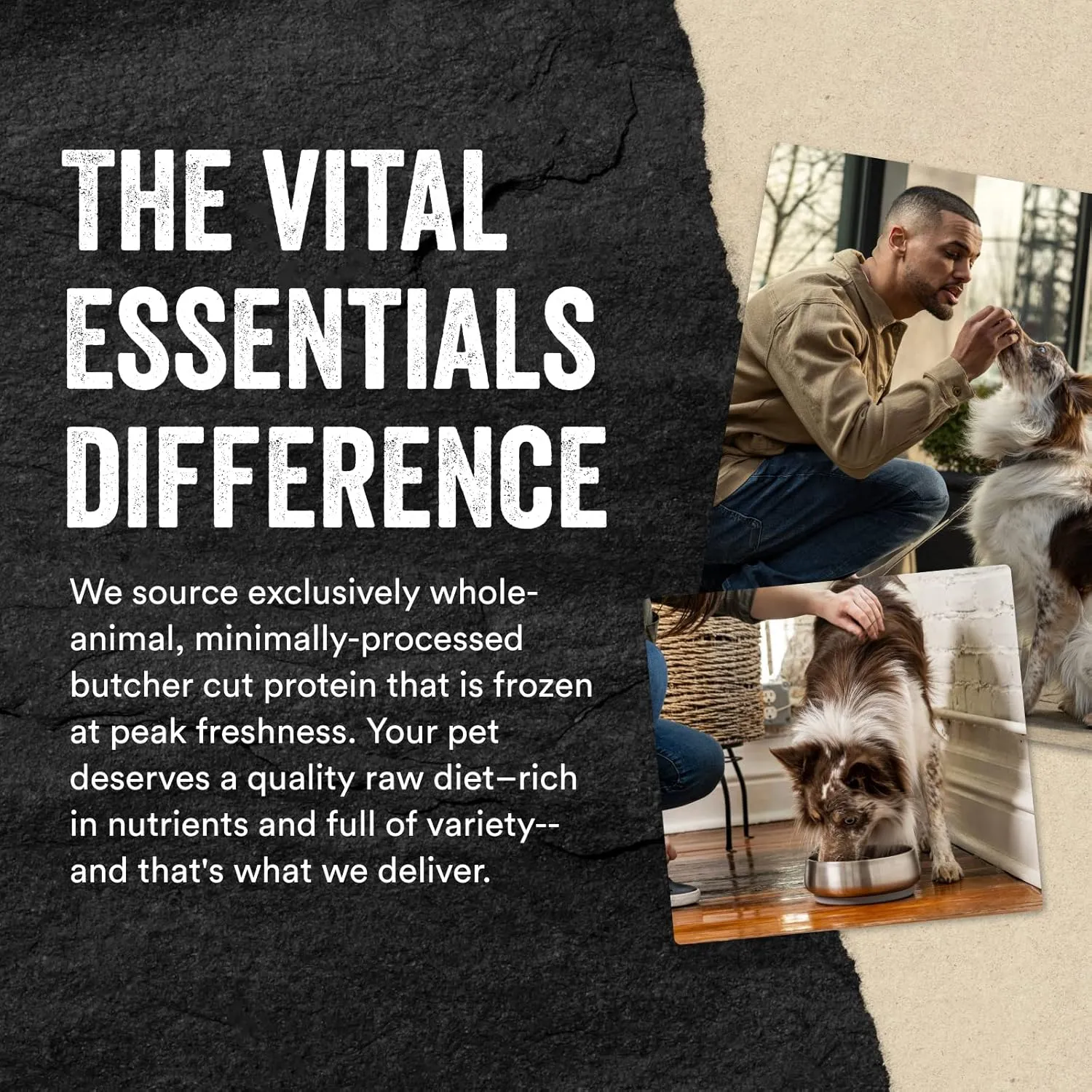 Vital Essentials Freeze Dried Raw Protein Mix-in Dog Food Topper, Rabbit Mini Nibs Topper for Dogs, 6 oz
