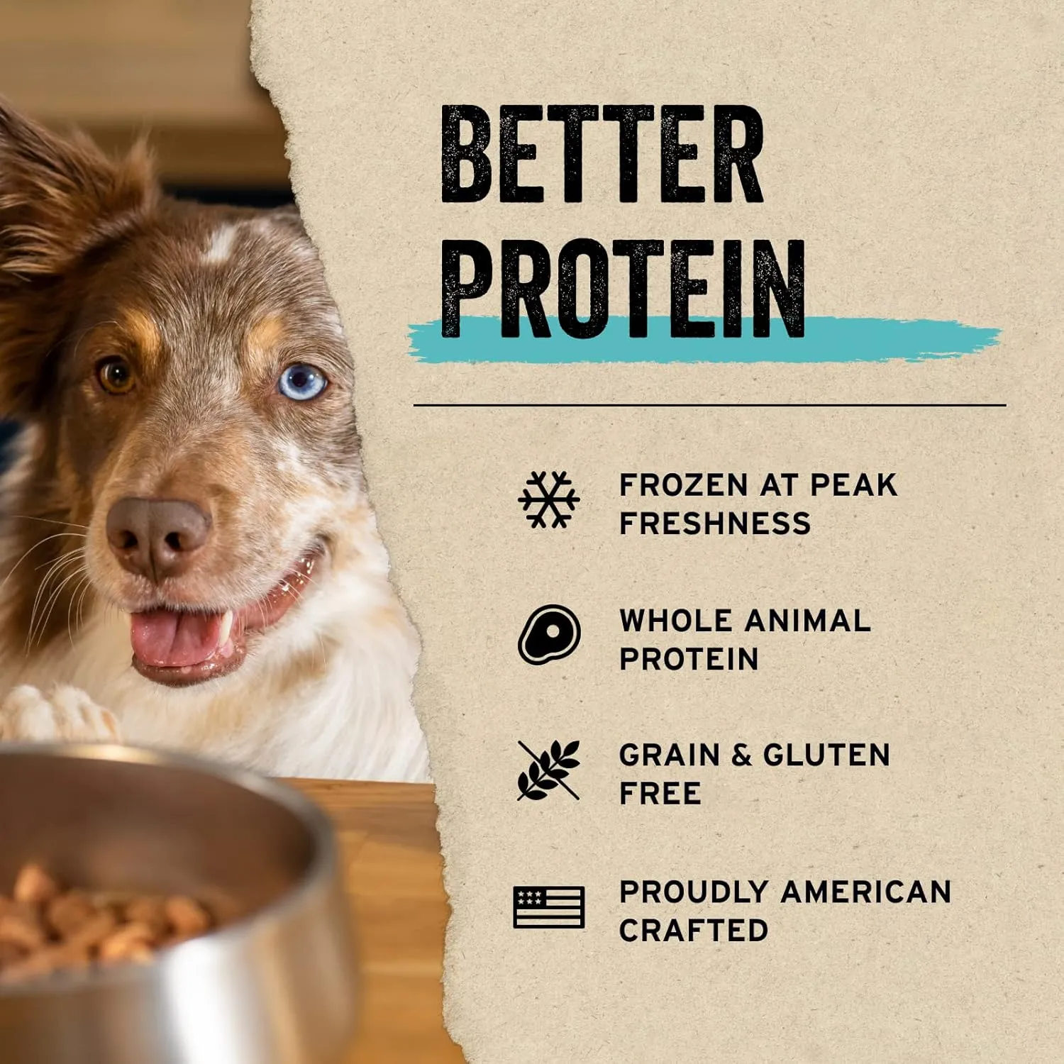 Vital Essentials Freeze Dried Raw Protein Mix-in Dog Food Topper, Rabbit Mini Nibs Topper for Dogs, 6 oz