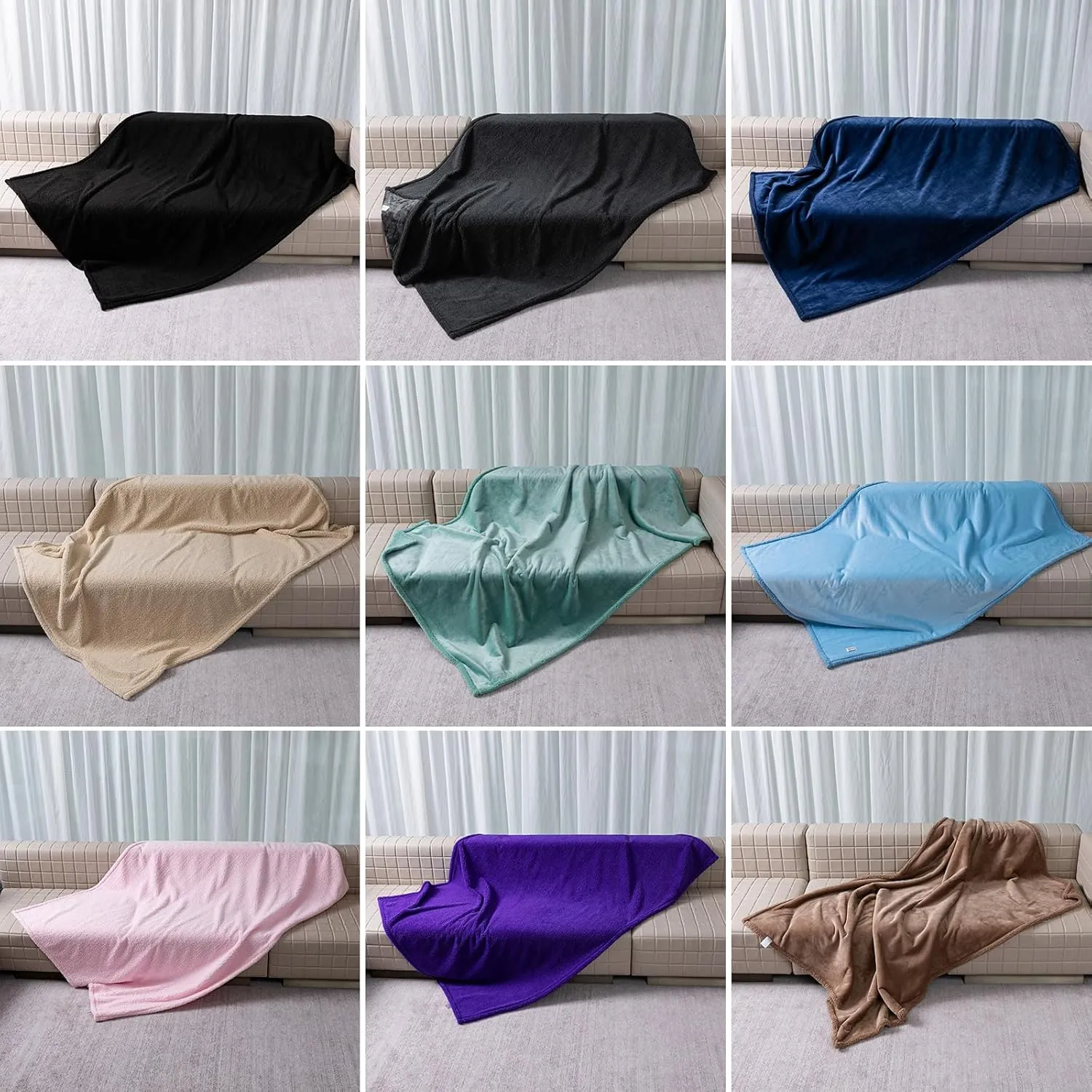 Waterproof Dog Blanket Reversible Pet Bed Cover Puppy Blankets Leakproof Sofa Couch Cover Cat Pet Blanket for Warm Fluffy Washable Grey Mat-S