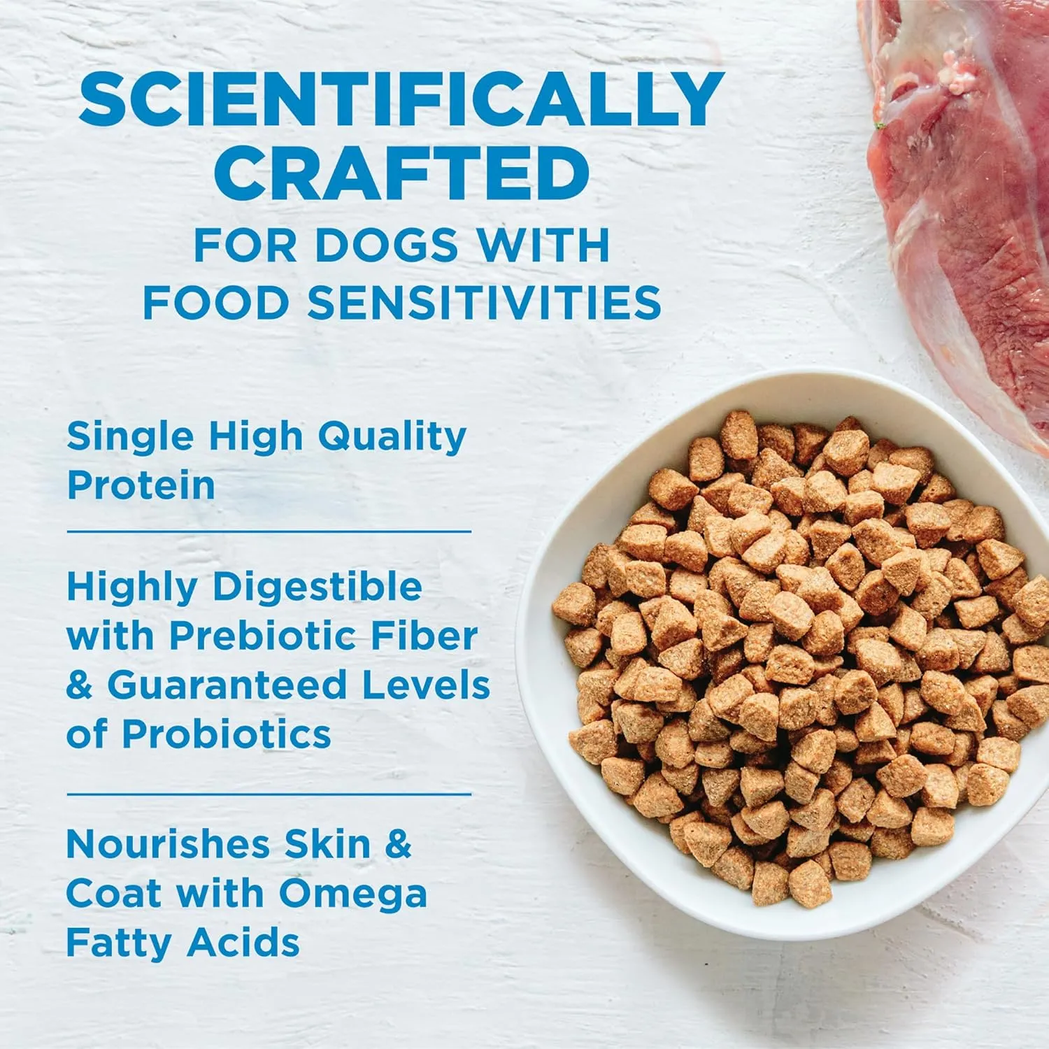 Wellness Simple Limited Ingredient Dry Dog Food for Sensitive Stomachs, Supports Skin & Coat, Grain-Free, Natural, Salmon & Potato Recipe, (24-Pound Bag)