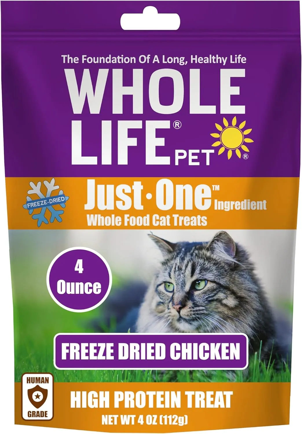 Whole Life Pet Freeze Dried Chicken Cat Treats   Whole Life Pet Just One Salmon - Cat Treats and Toppers